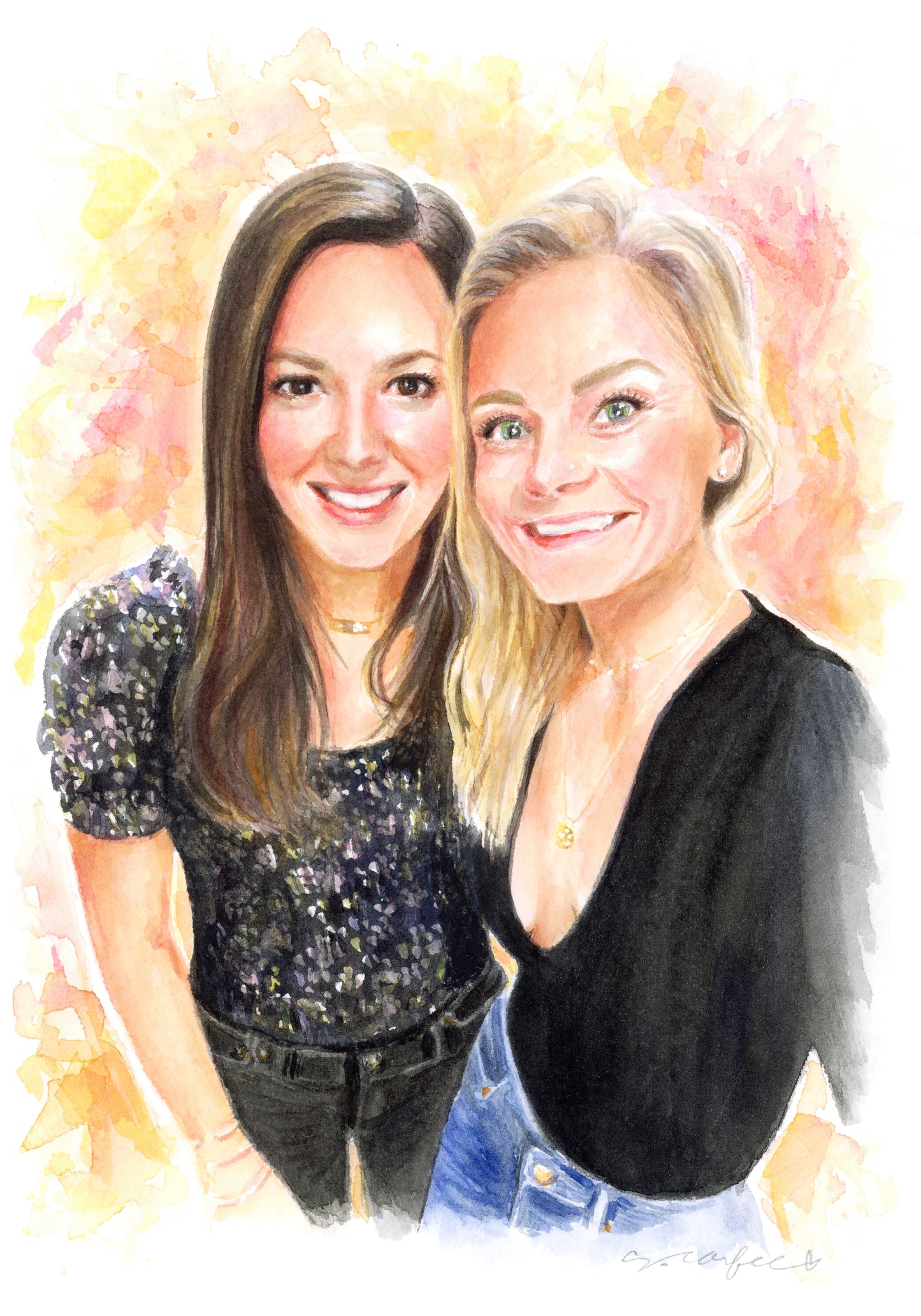 Watercolor Portrait - Traditional
