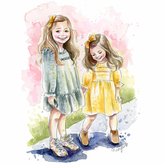 Watercolor Sketch Portrait