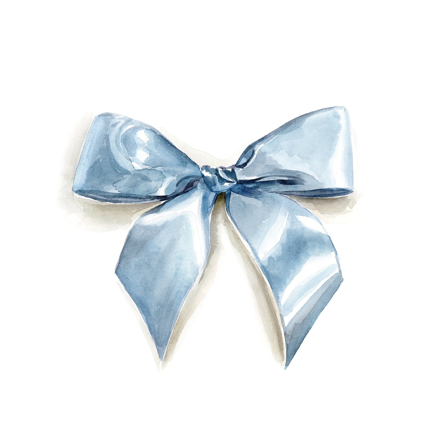 Blue Satin Blow - PRINT