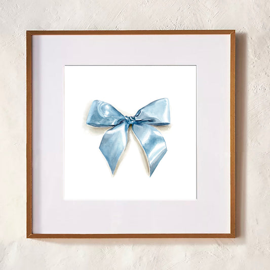 Blue Satin Blow - PRINT