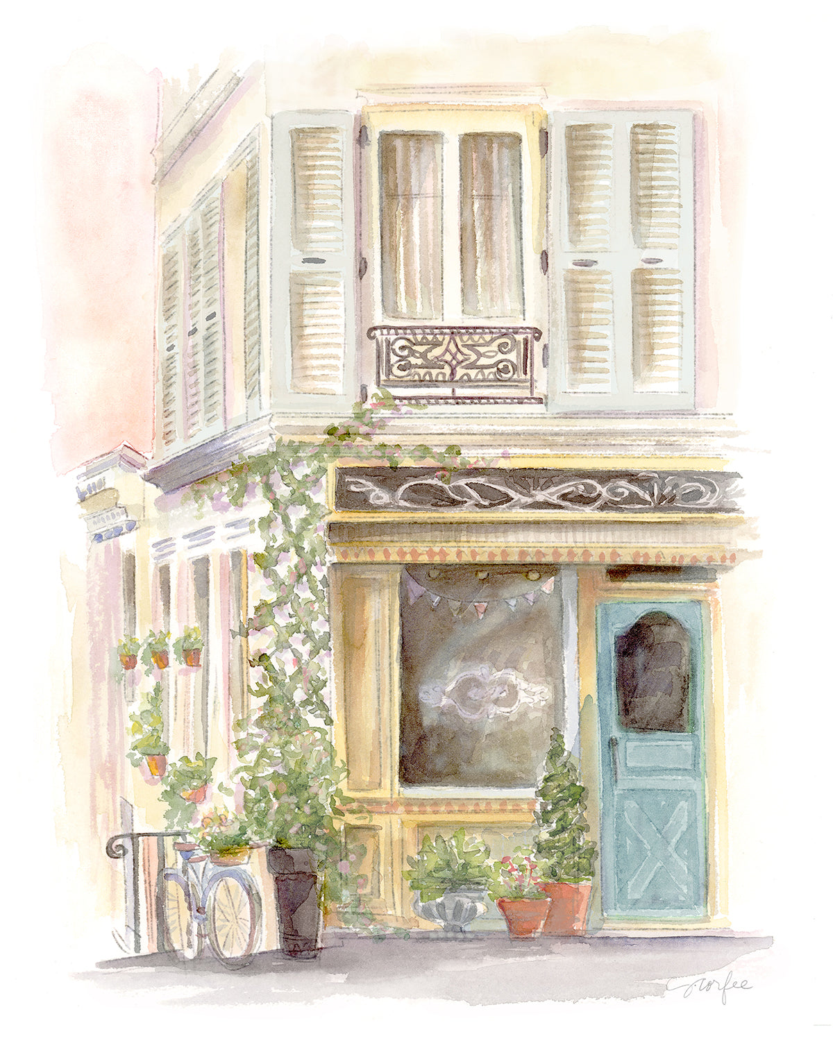 Old World Shop Front - PRINT