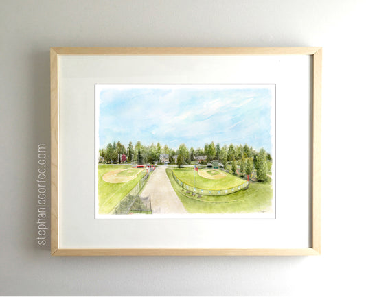 Monument Avenue Baseball Fields - PRINT