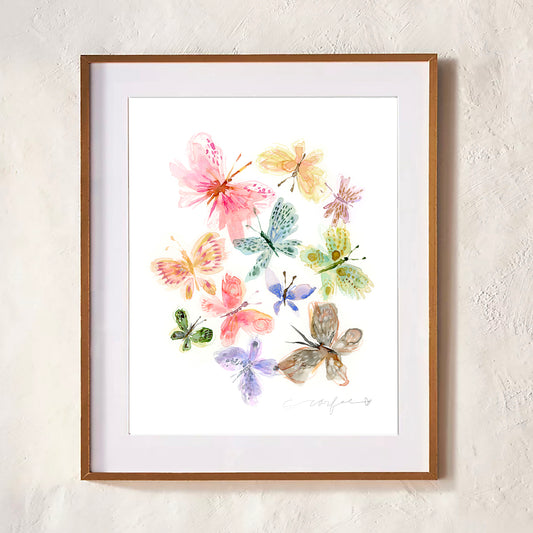Ten Butterflies - PRINT