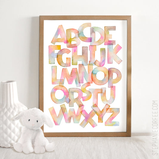 SunCatcher Alphabet - PRINT