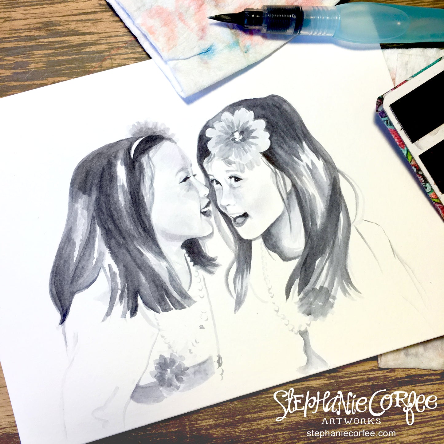 Watercolor Portrait - Traditional