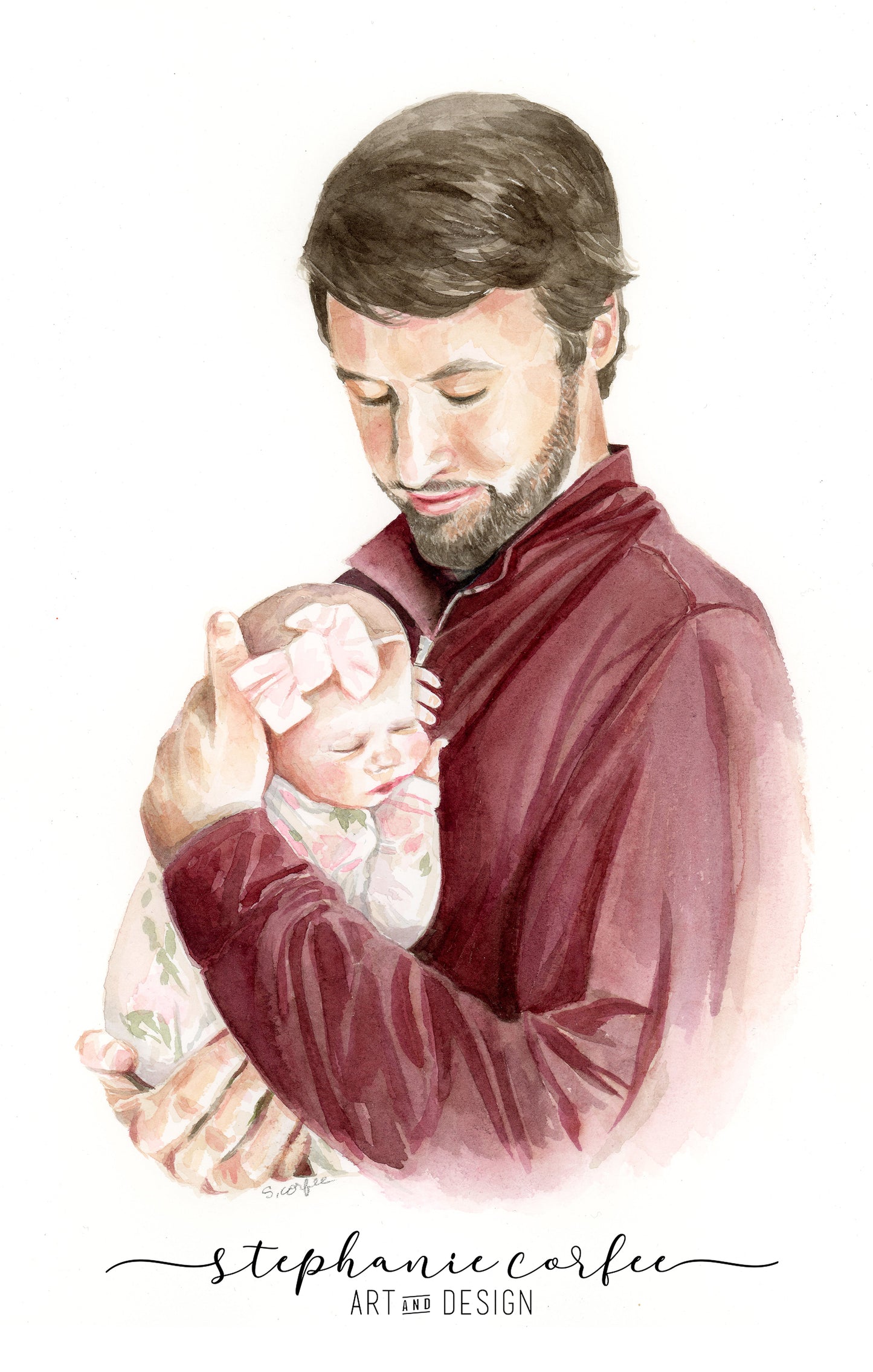 Watercolor Portrait - Traditional