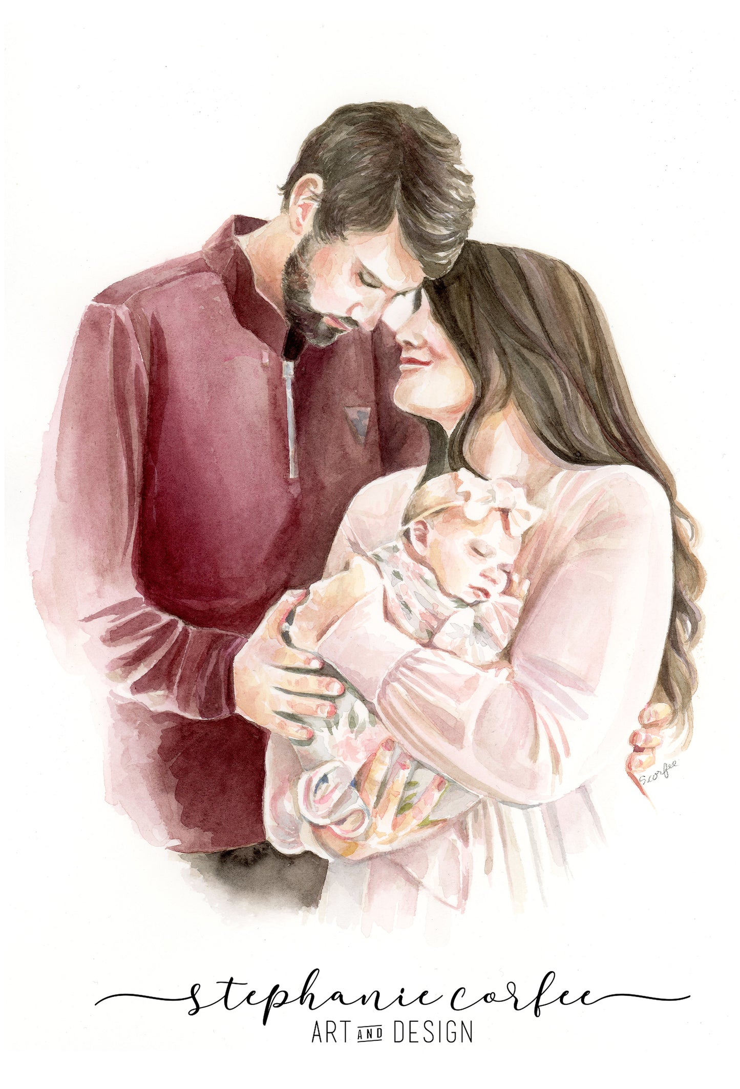 Watercolor Portrait - Traditional