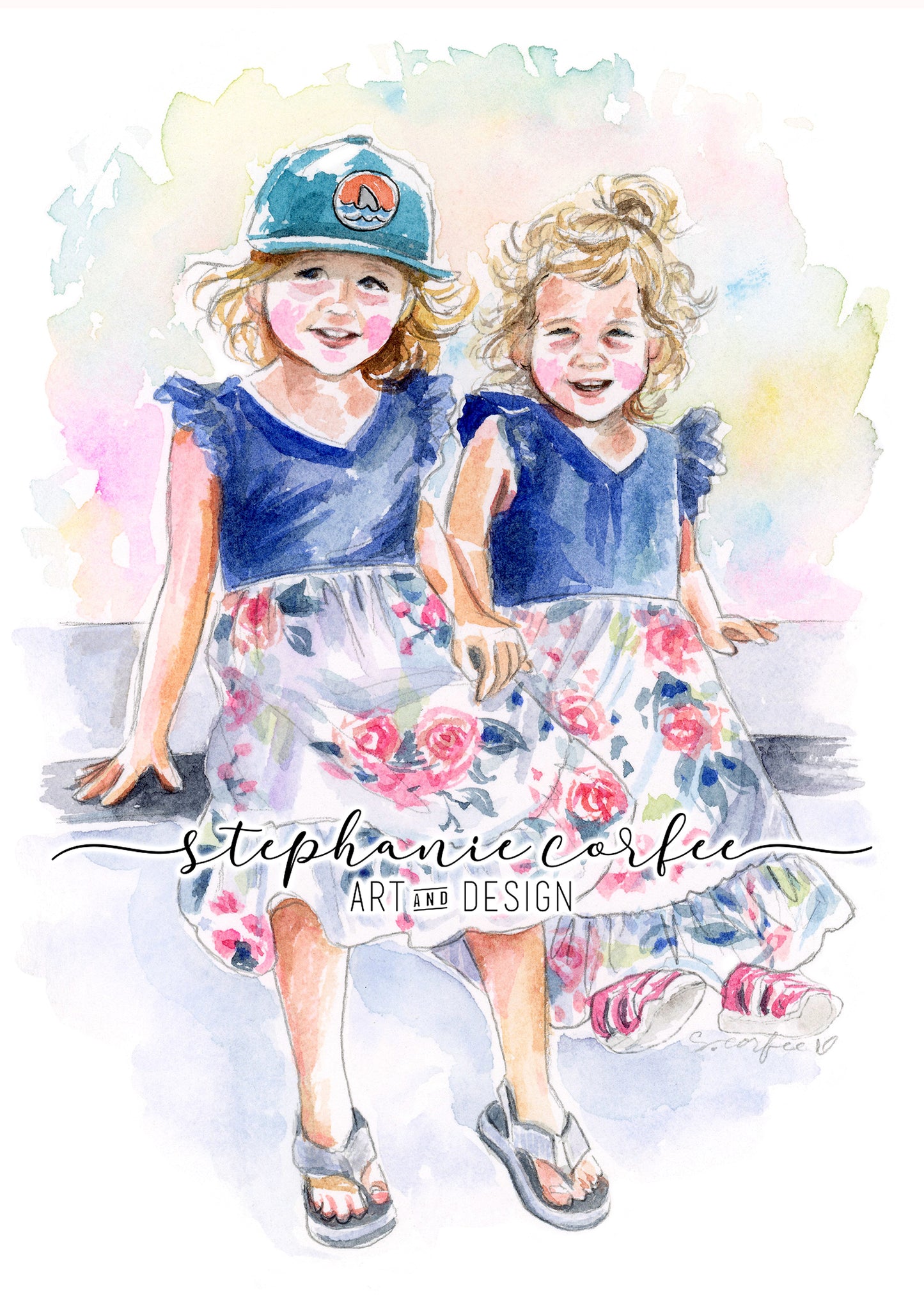 Watercolor Sketch Portrait