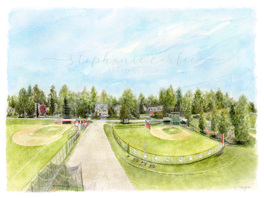 Monument Avenue Baseball Fields - PRINT
