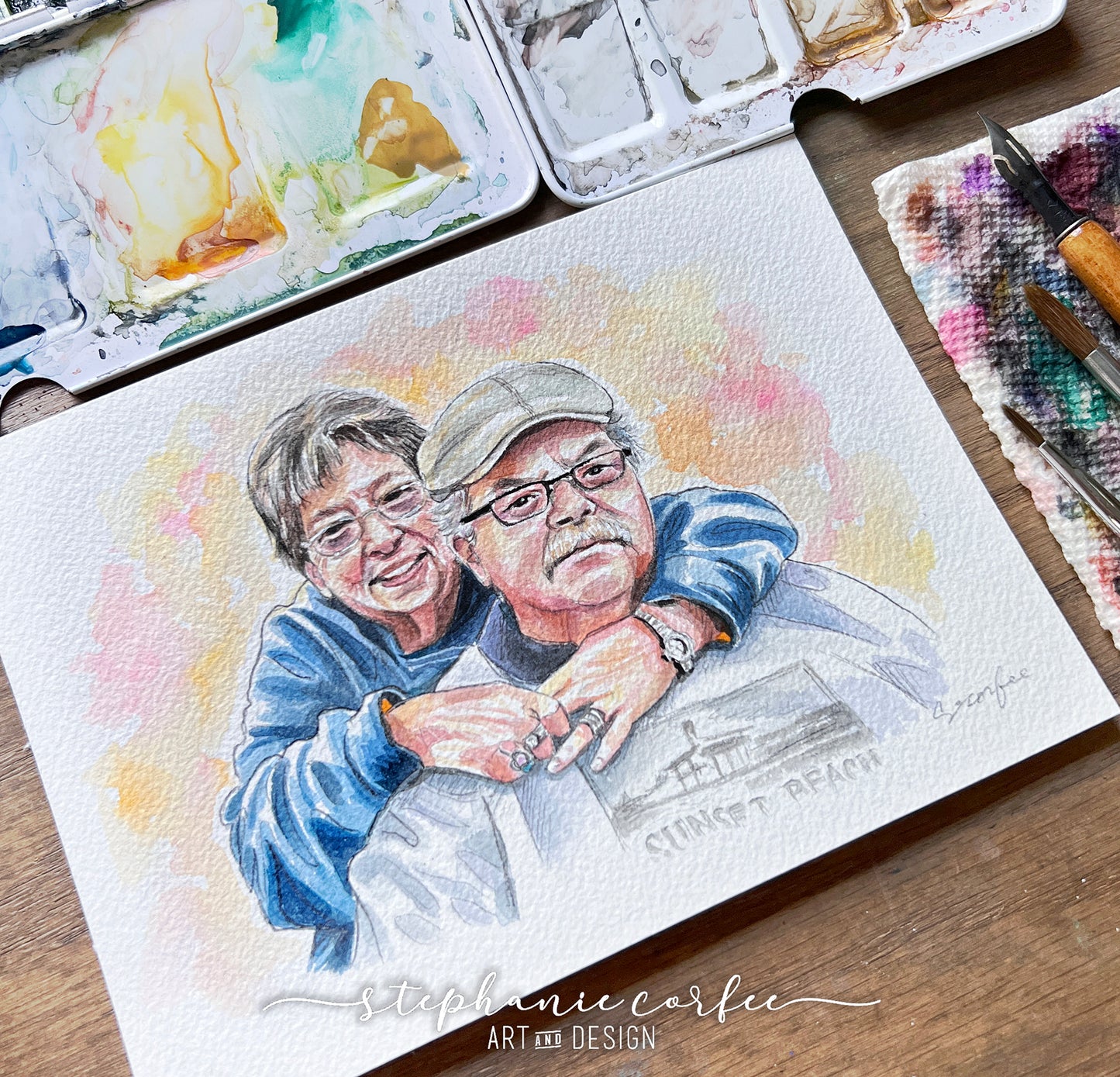Watercolor Portrait - Traditional