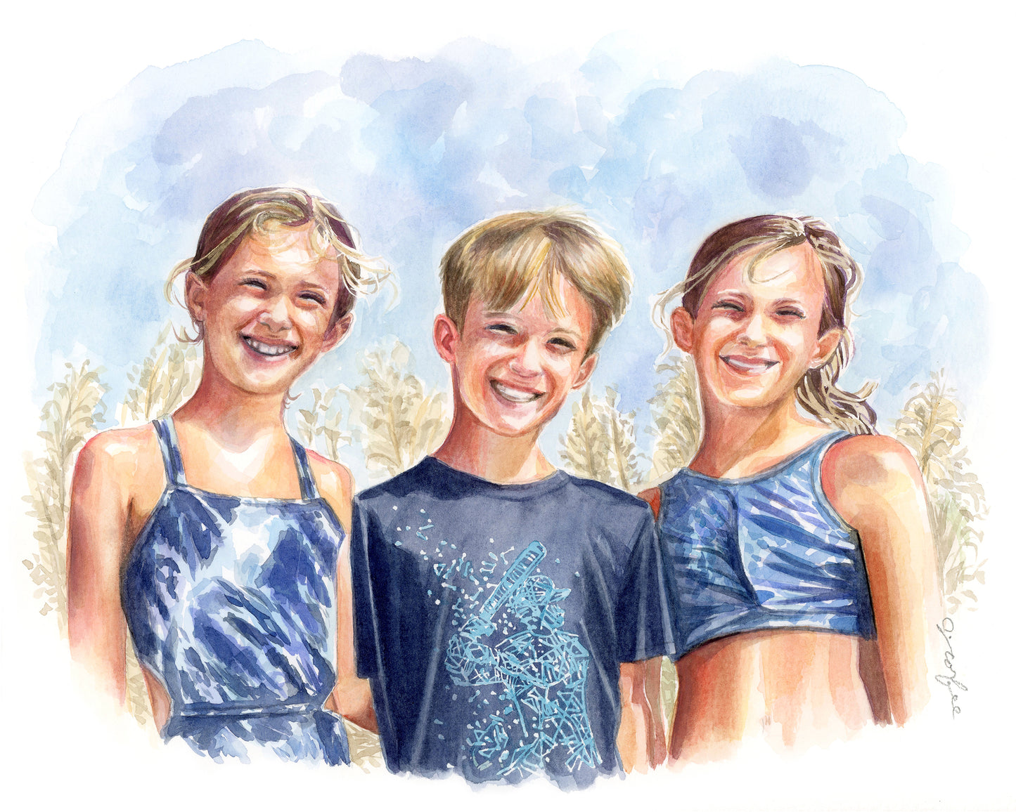 Watercolor Portrait - Traditional