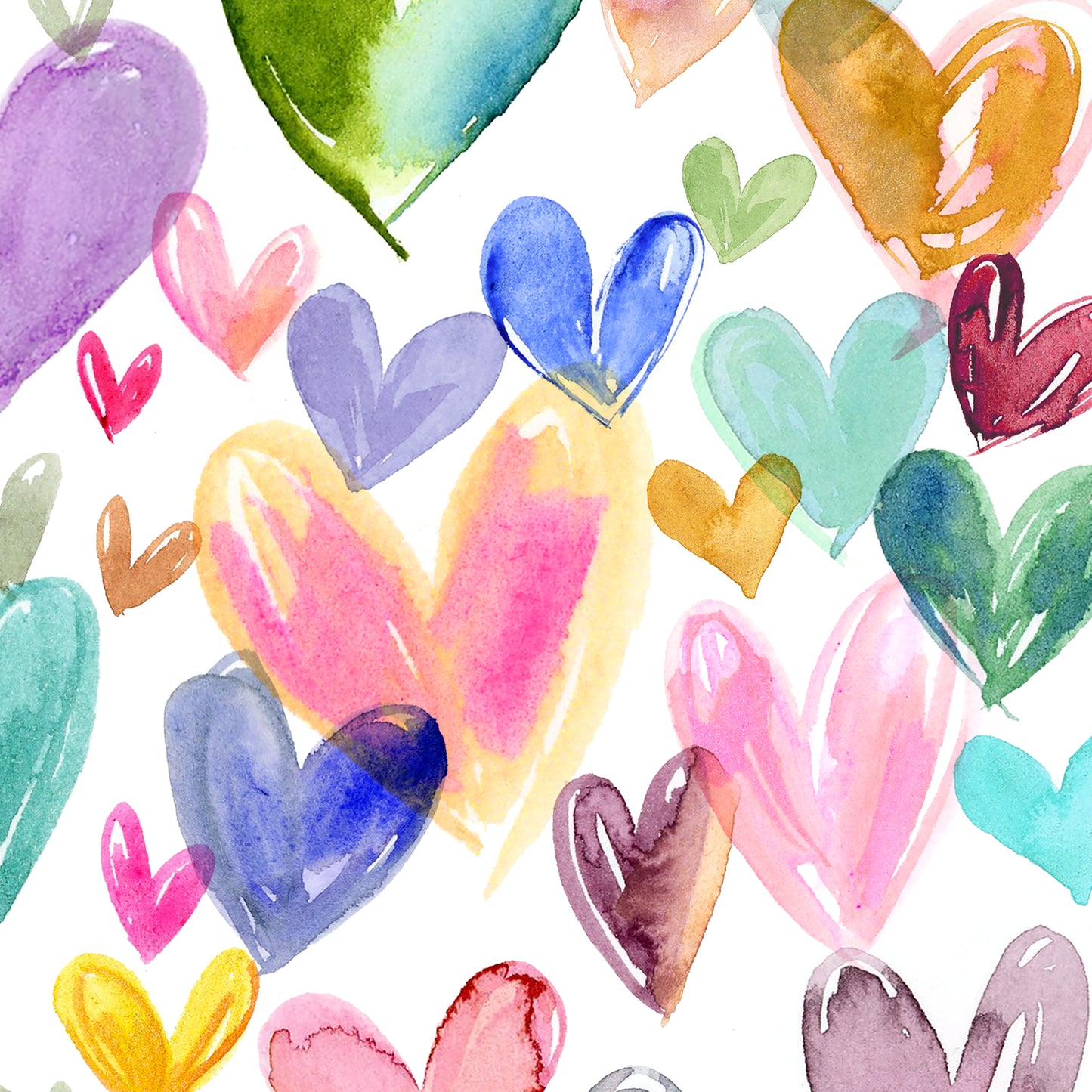 Juvi Hearts Bright - PRINT