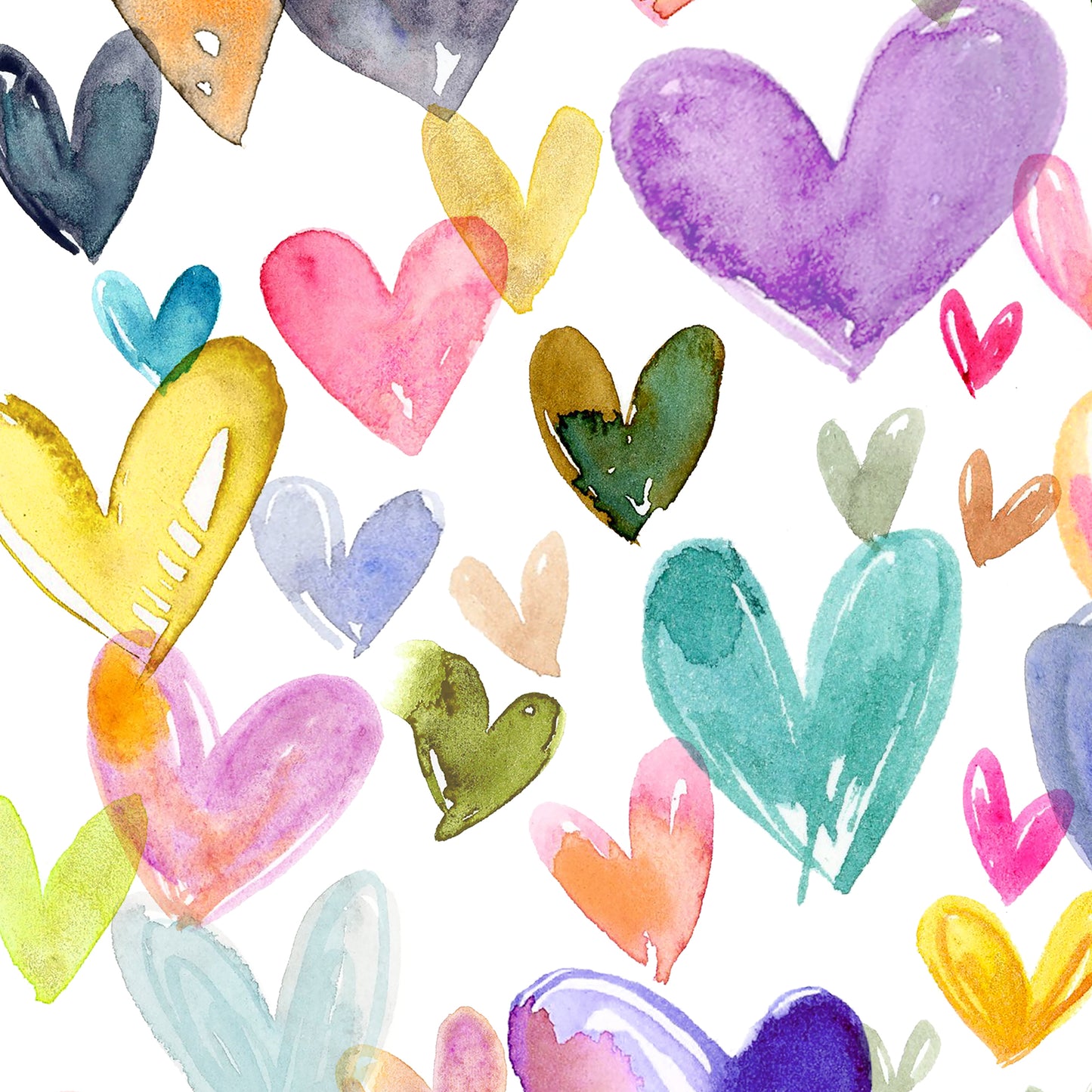 Juvi Hearts Bright - PRINT