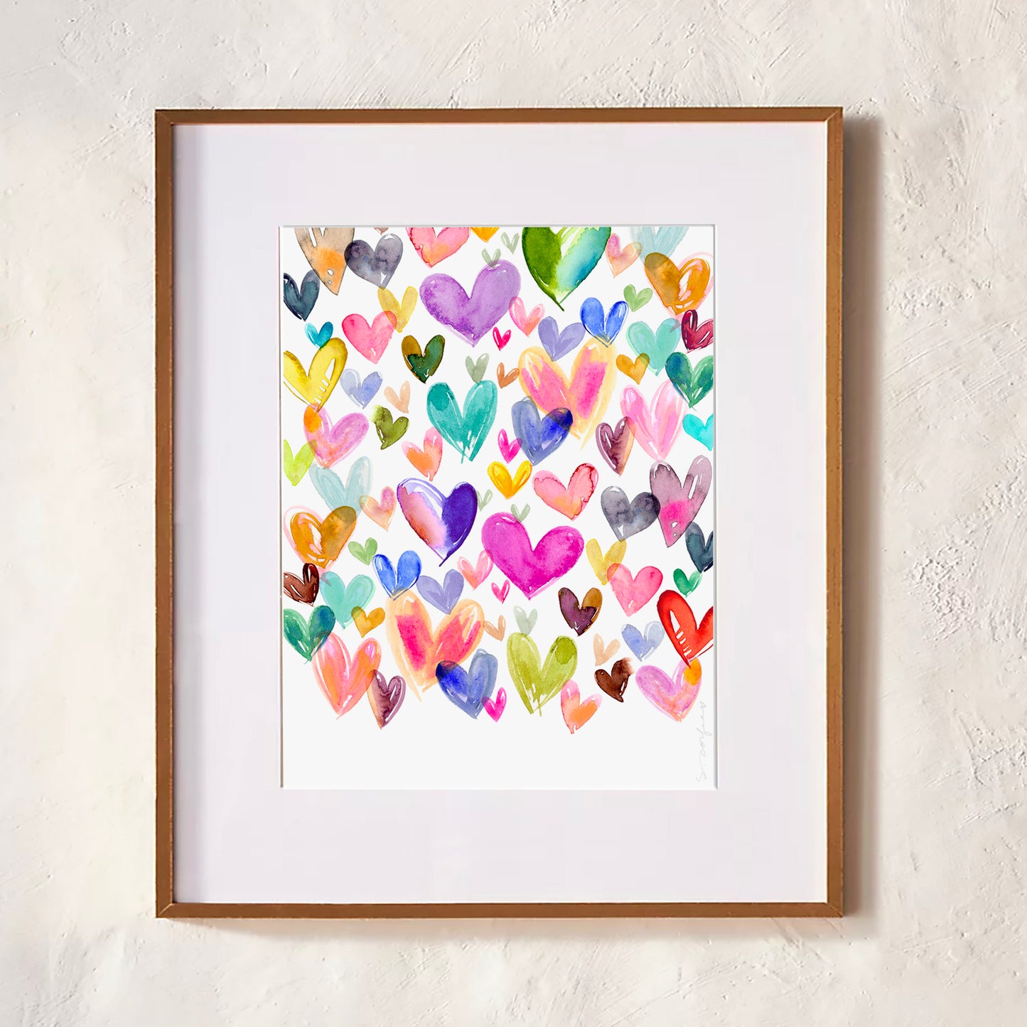Juvi Hearts Bright - PRINT