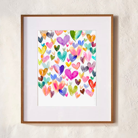 Juvi Hearts Bright - PRINT