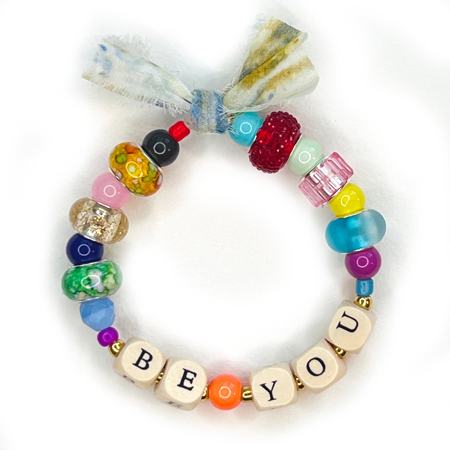 BE YOU Beaded Stretchy Bracelet