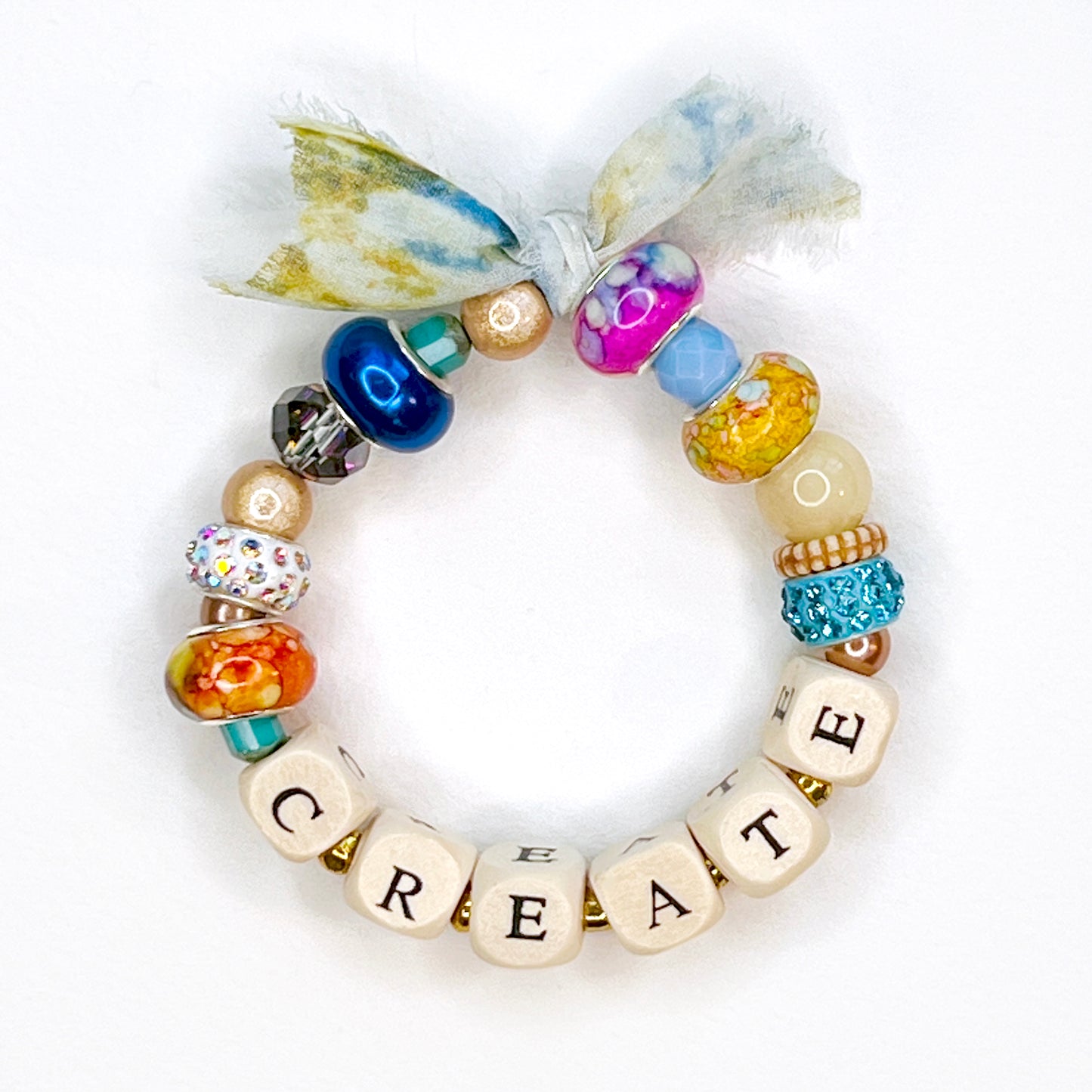 CREATE Beaded Stretchy Bracelet