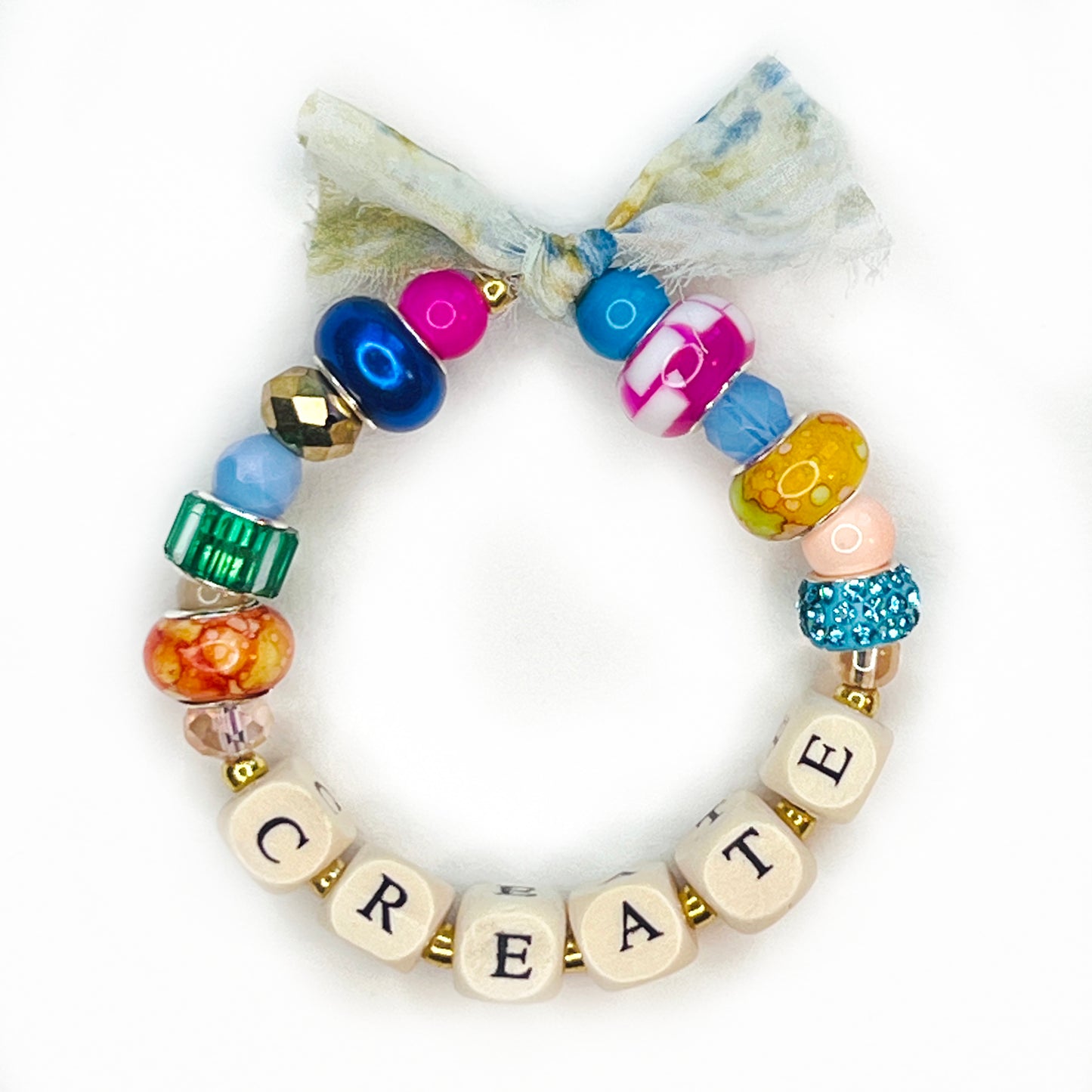 CREATE Beaded Stretchy Bracelet