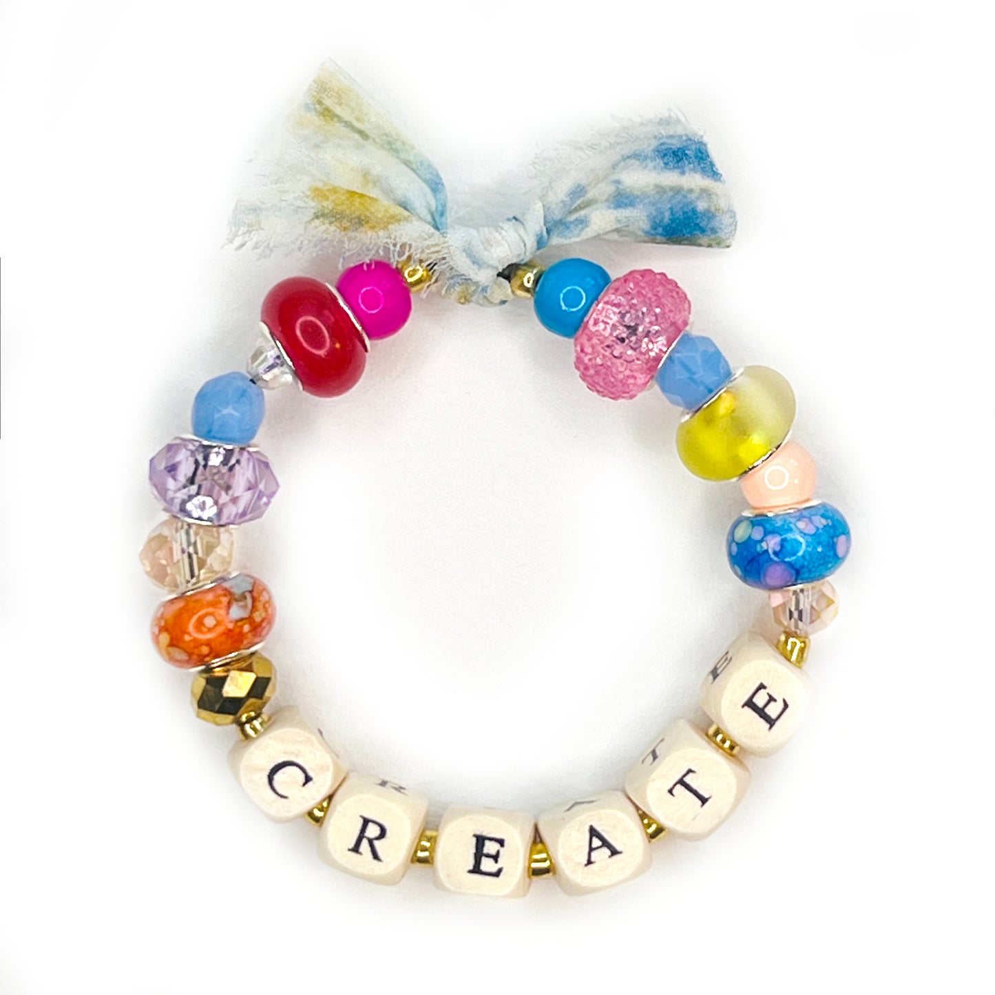 CREATE Beaded Stretchy Bracelet