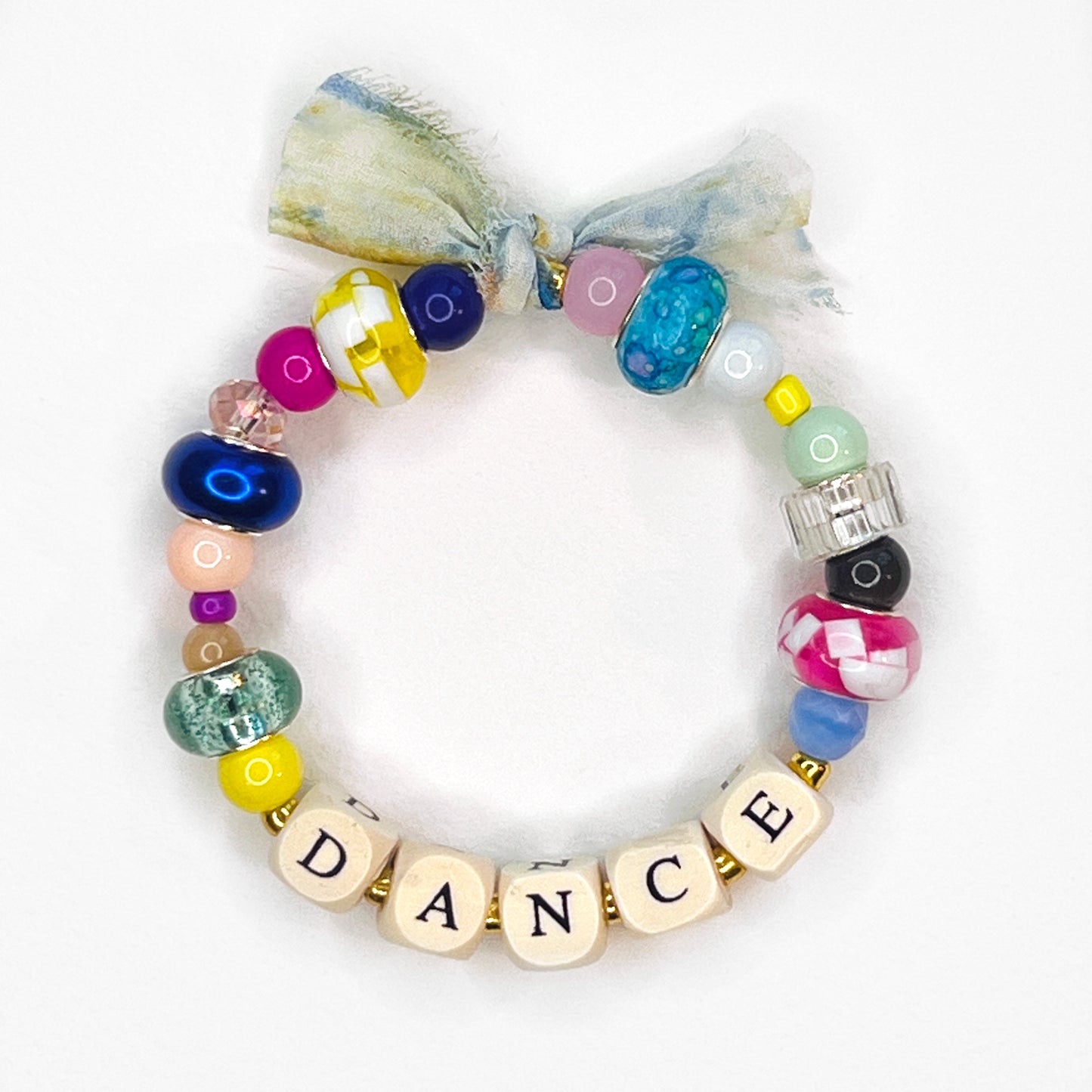 DANCE Beaded Stretchy Bracelet