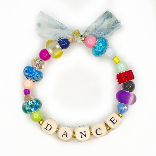 DANCE Beaded Stretchy Bracelet