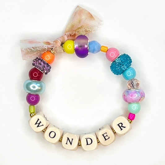 WONDER Beaded Stretchy Bracelet