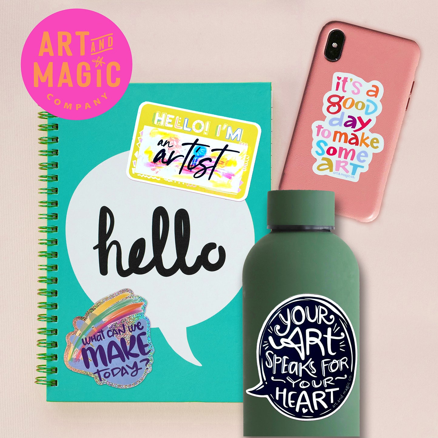 Sticker/ Decal - "Hello! I'm an Artist"