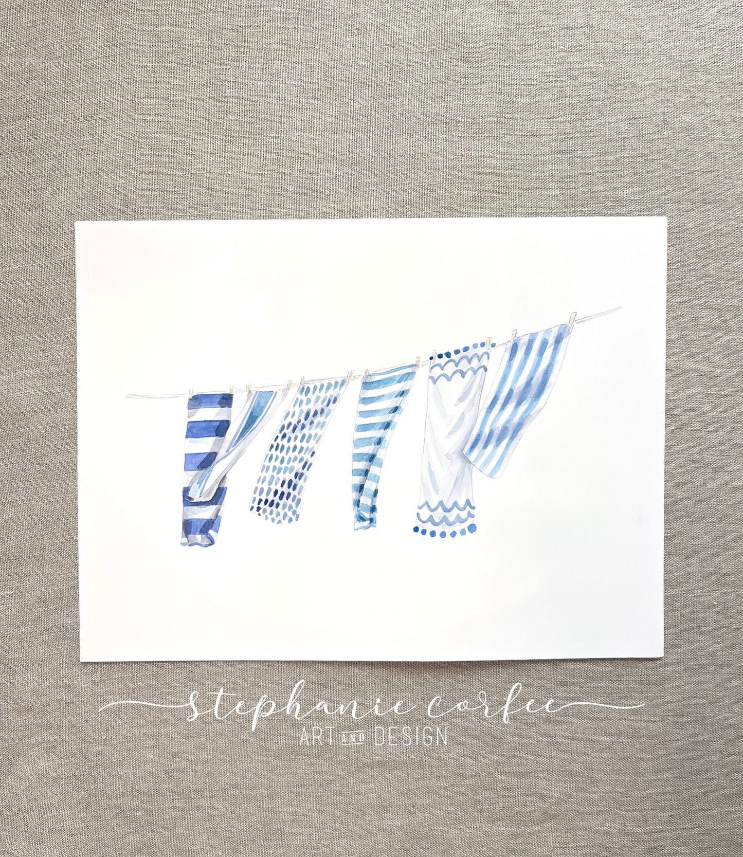 STUDIO SALE -  Summer Clothesline