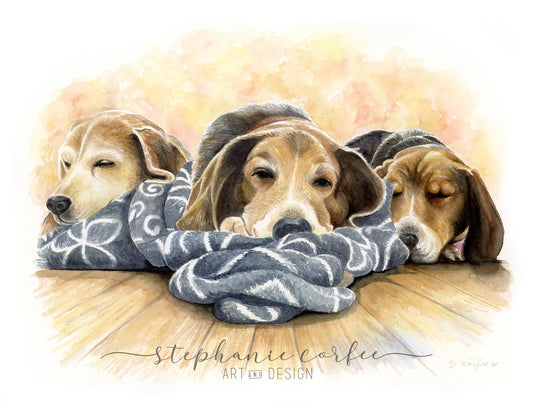 Watercolor Pet Portraits - portrait,  dog Portrait, cat portrait, B&W Portrait, Keepsake Portrait, Portrait Painting, painted portrait