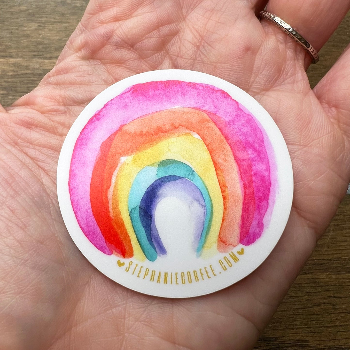 Sticker/ Decal - Rainbow Circle