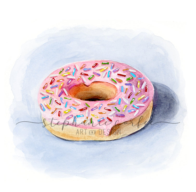 Sprinkle Donut - PRINT