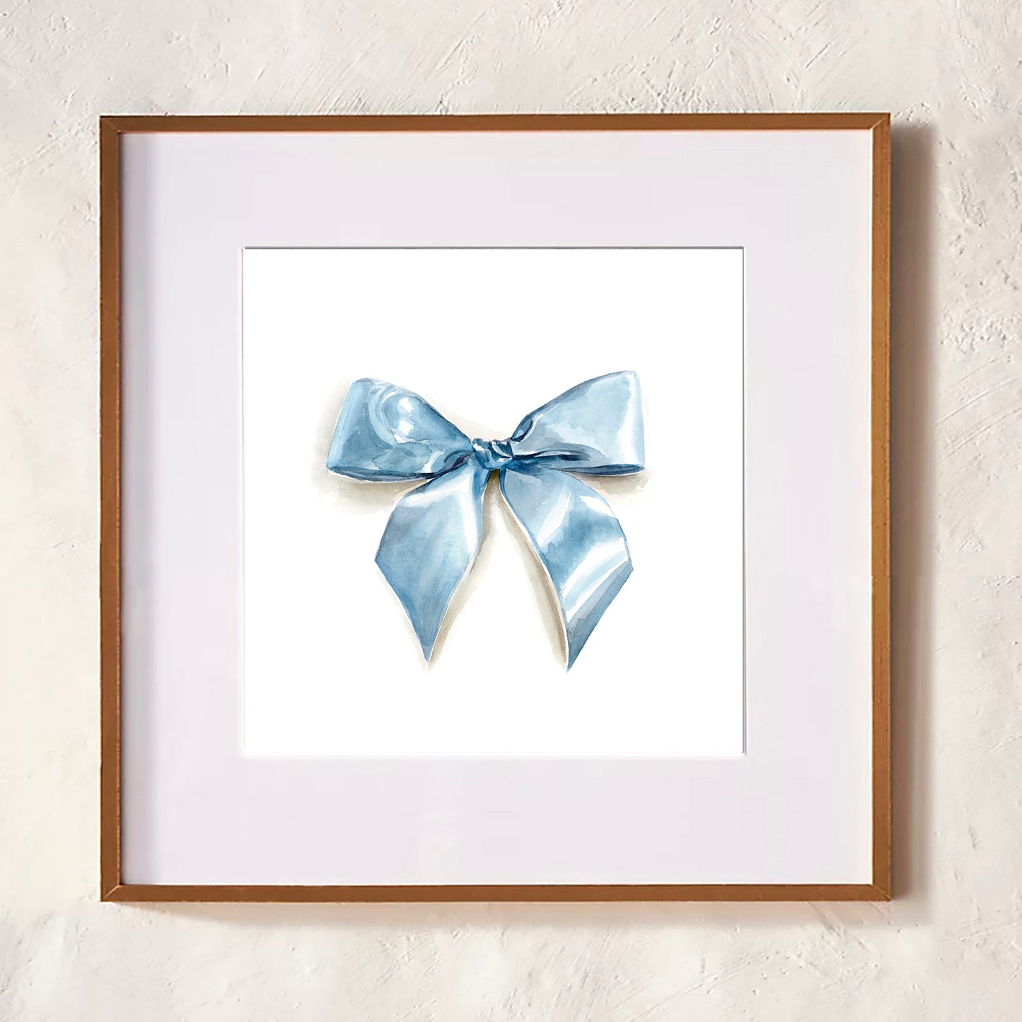 Blue Satin Blow - PRINT