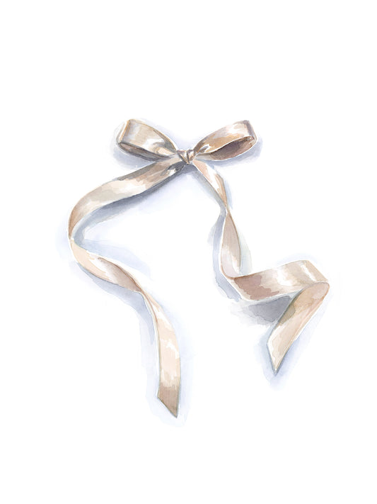 Satiny Bow - PRINT