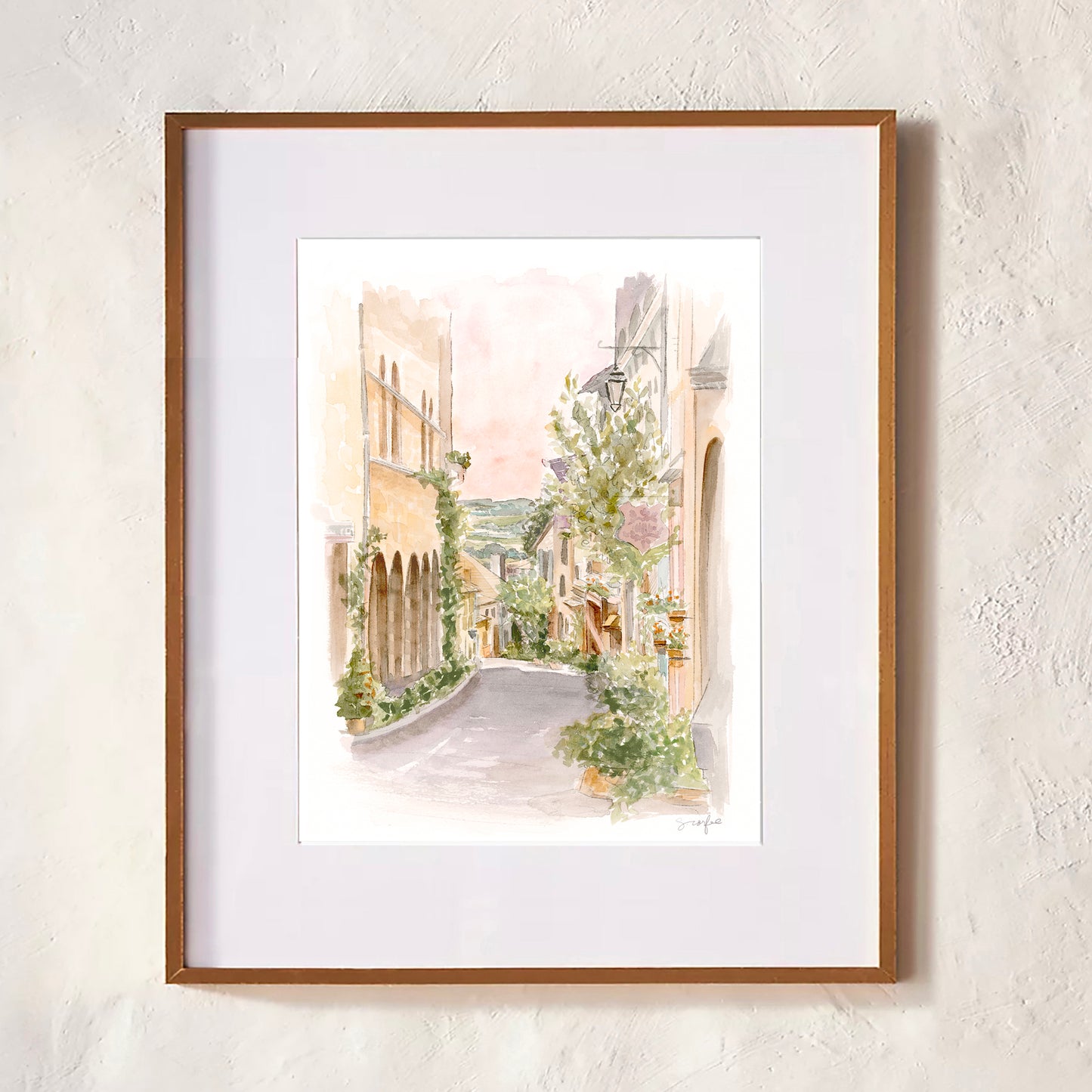Old World Streetscape - PRINT