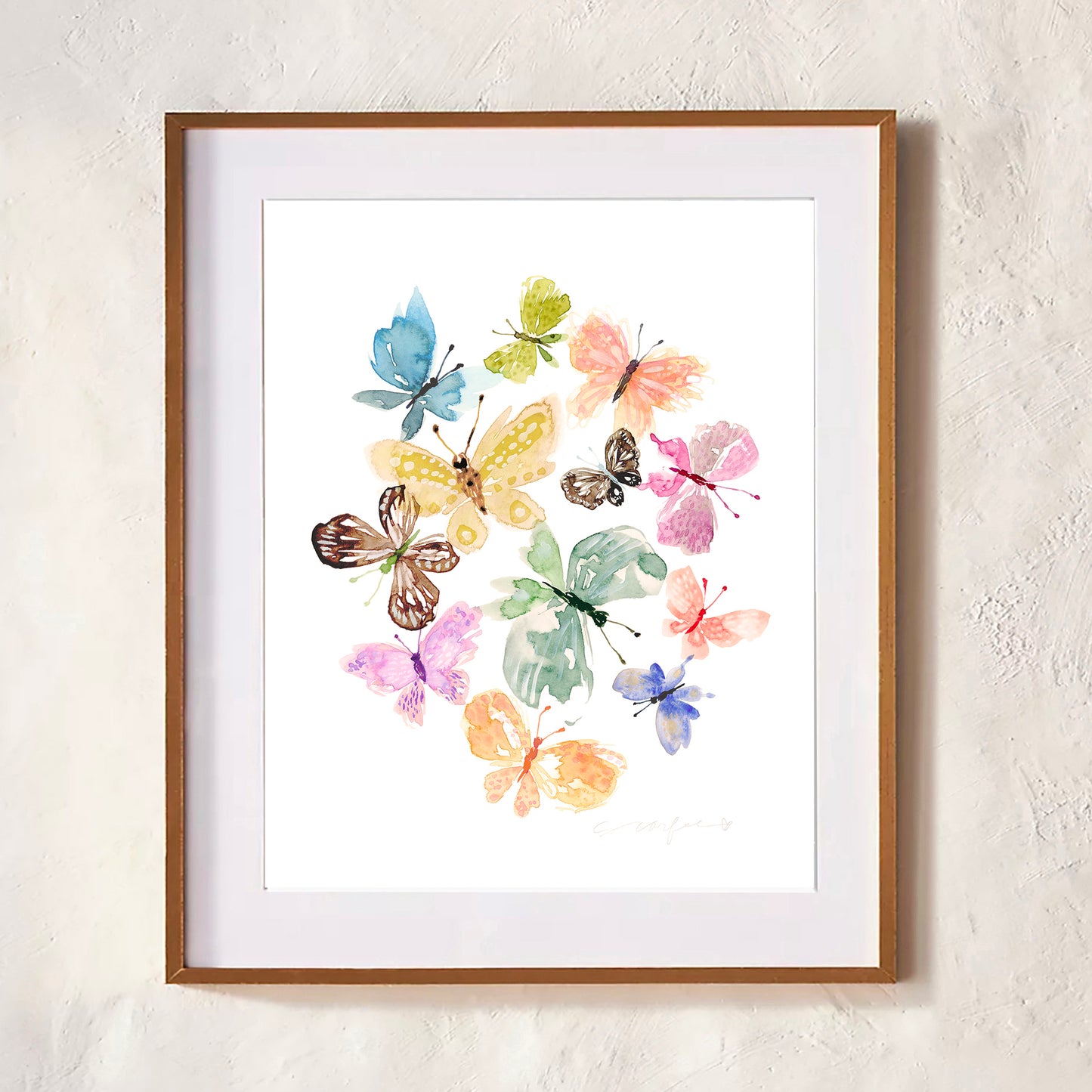 Twelve Butterflies - PRINT