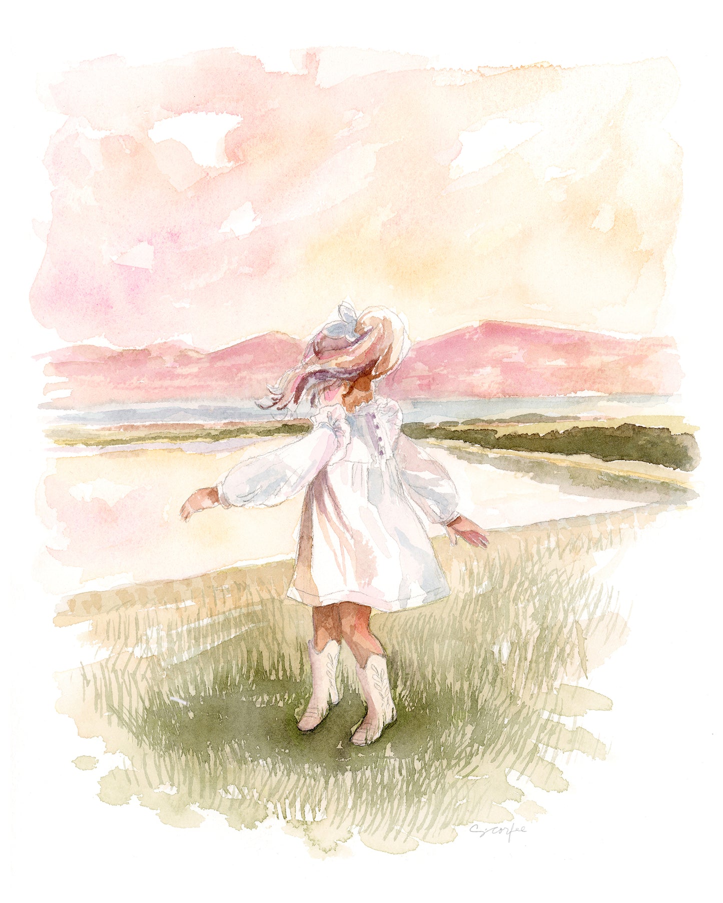 Prairie Twirl - PRINT