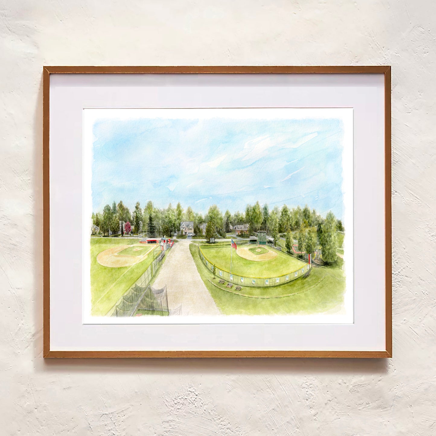 Monument Avenue Baseball Fields - PRINT
