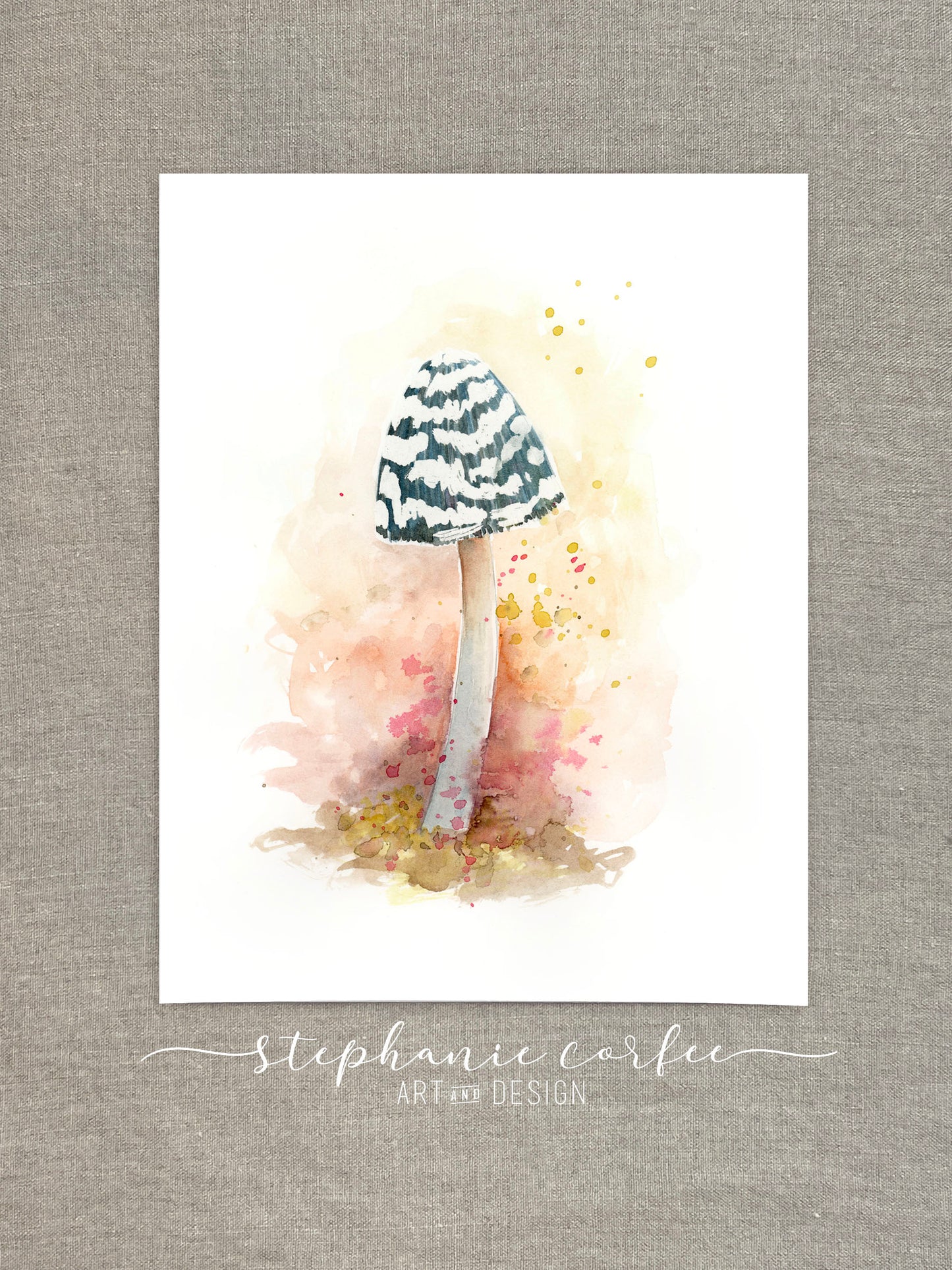 STUDIO SALE - Blue Cap Mushroom