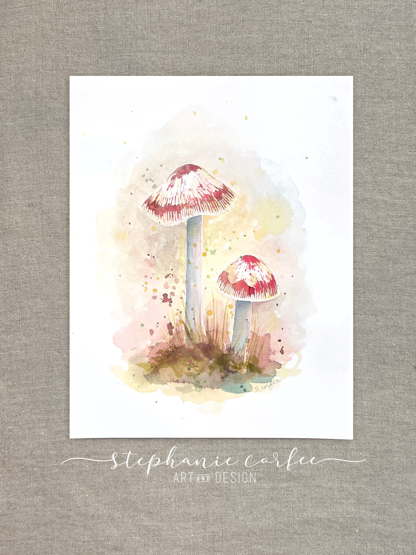 STUDIO SALE - Red Cap Mushrooms