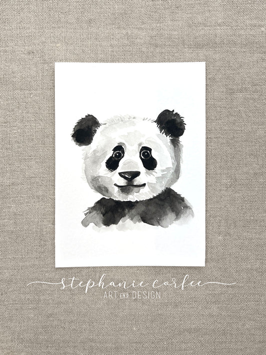 STUDIO SALE -  Black & White Panda