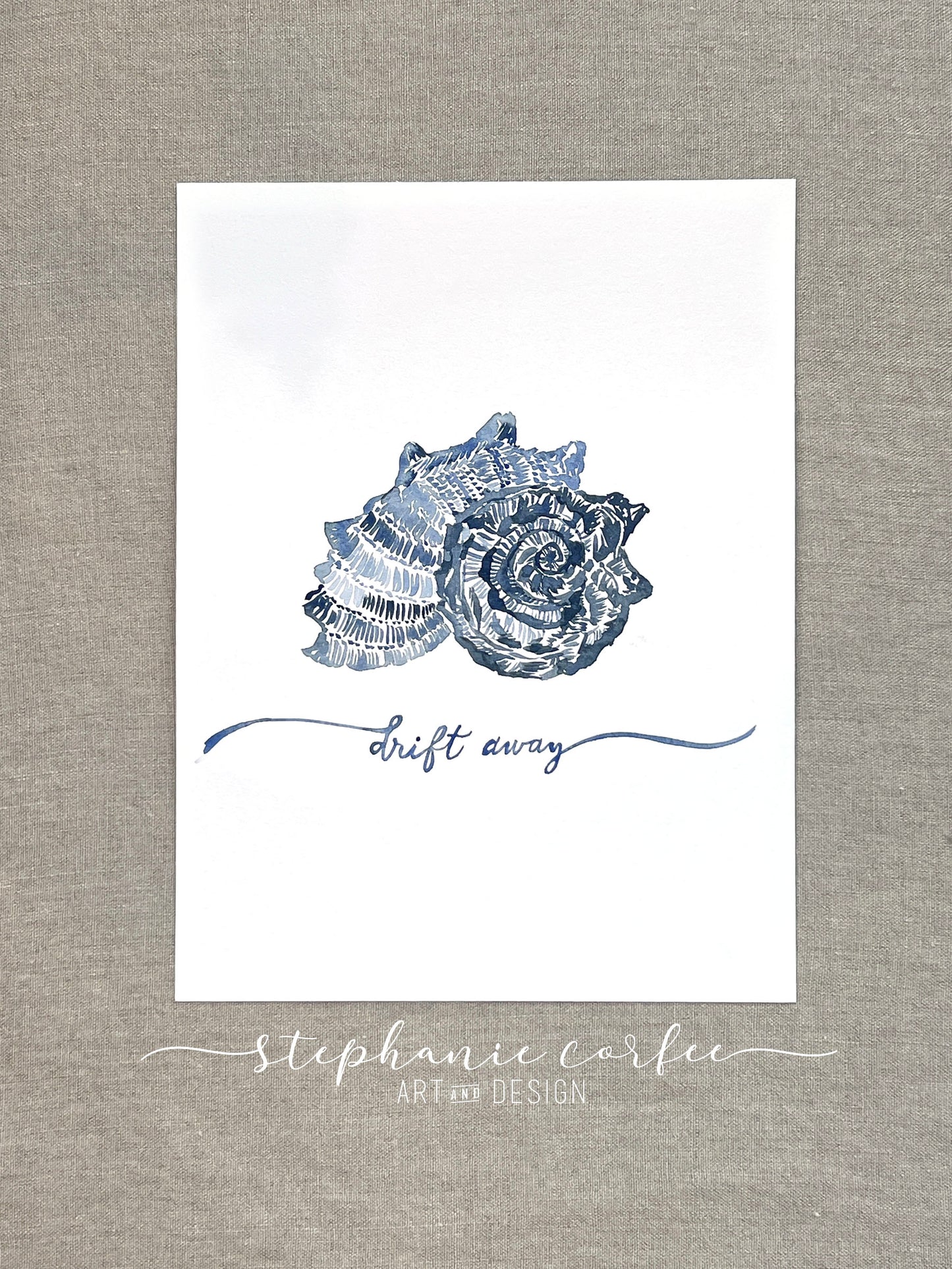 STUDIO SALE - Drift Away Seashell