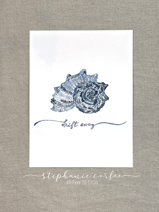 STUDIO SALE - Drift Away Seashell