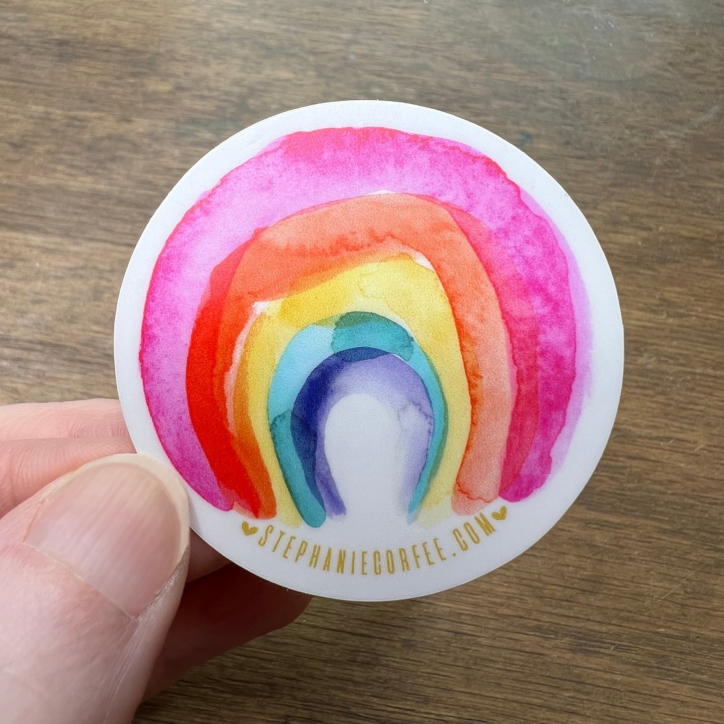 Rainbow Circle - Sticker/Decal